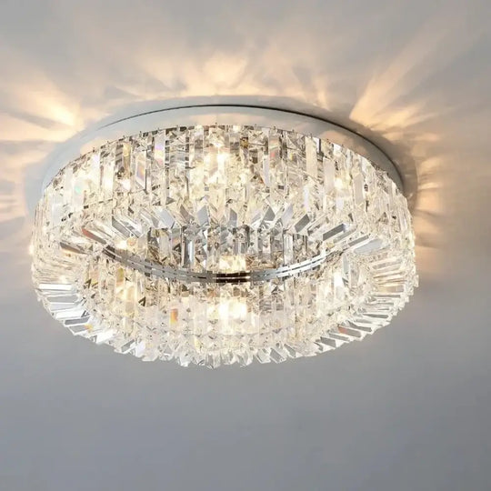 Modern Crystal Ceiling Light for Dining Room Gold Chrome Led Chandeliers Lighting Pendant Lamp Indoor Bedroom Lights