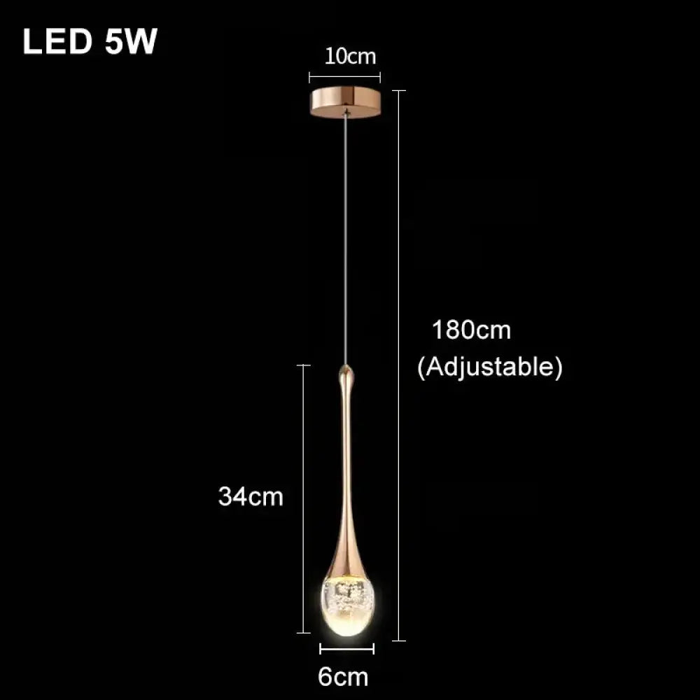 Modern Bubble Crystal Pendant Lights Indoor Hanging Lamp For Kitchen Island Dining Living Room Bar Cafe Pendant Lamp