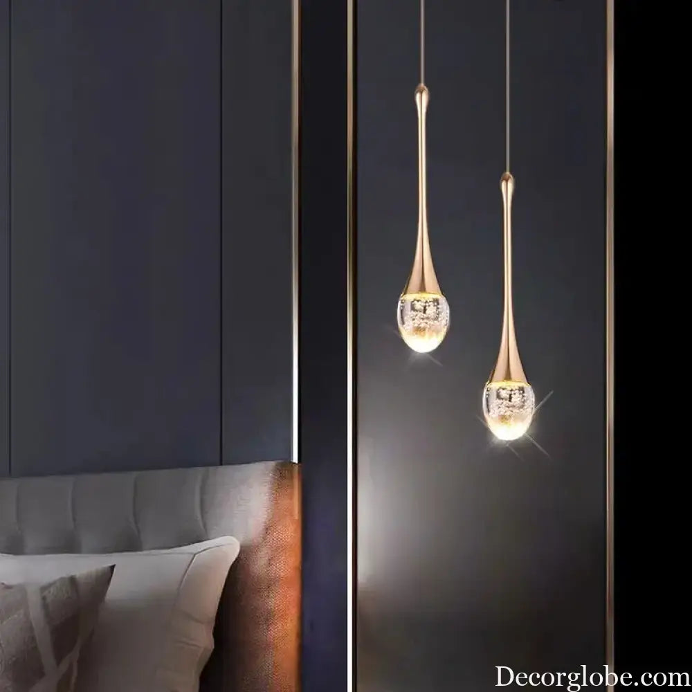 Modern Bubble Crystal Pendant Lights Indoor Hanging Lamp For Kitchen Island Dining Living Room Bar Cafe Pendant Lamp