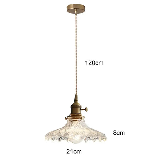 Modern Glass Pendant Light for Bedroom Kitchen Dining Room Hanging Lamp LED Flower Luminaire Chandelier Nordic Lighting