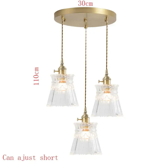 Modern Glass Pendant Light for Bedroom Kitchen Dining Room Hanging Lamp LED Flower Luminaire Chandelier Nordic Lighting