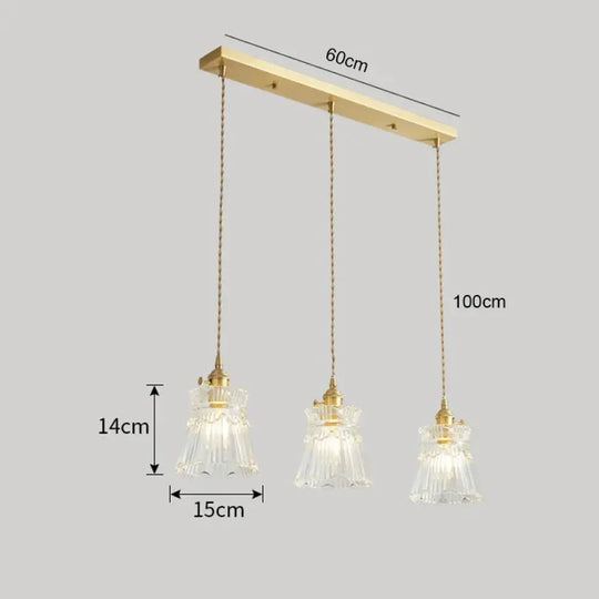 Modern Glass Pendant Light for Bedroom Kitchen Dining Room Hanging Lamp LED Flower Luminaire Chandelier Nordic Lighting