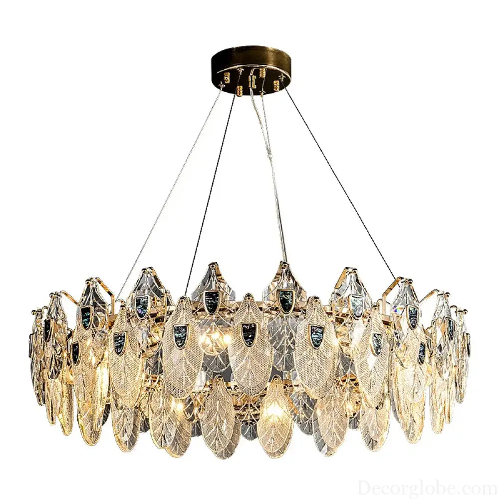 Petal-Shaped Ceiling Chandelier - A Unique Bedroom and Living Room Lighting Fixture - DecorGlobe