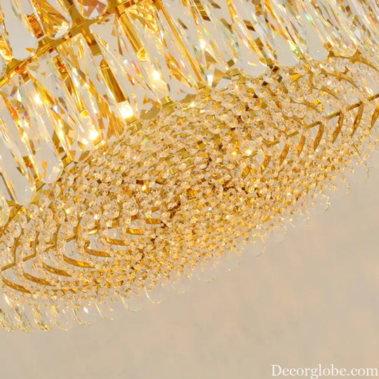 Elegant Post-Modern Crystal Chandelier - Stainless Steel Starry Lamp for Living Rooms, Bedrooms, and Dining Areas - DecorGlobe
