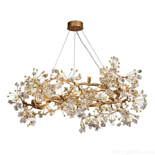 Cross-Border Living Room Crystal Chandelier Luxury Villa Hotel Restaurant Bar Model Exhibition Hall Branch Personalized