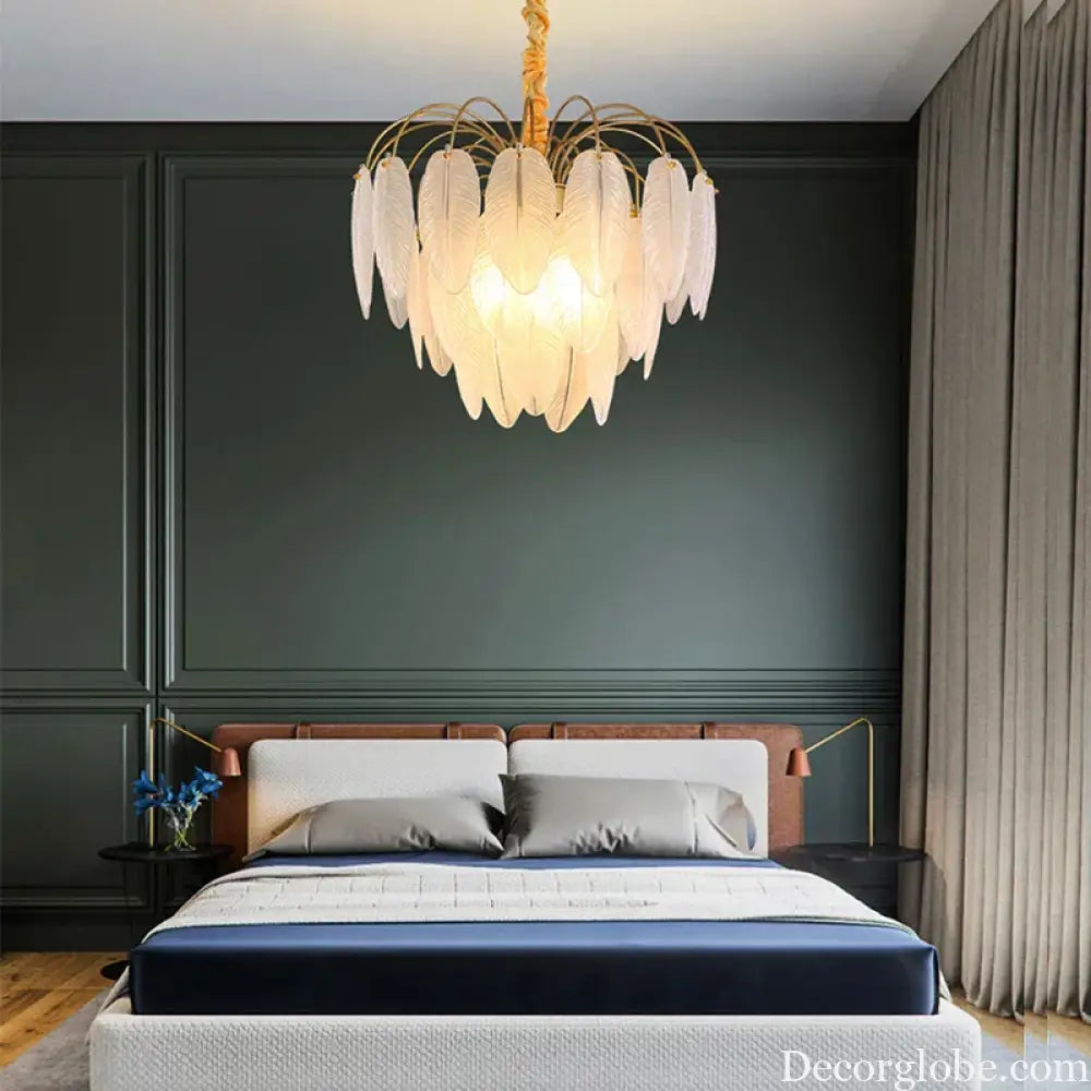 Postmodern Light Luxury Crystal Chandelier - Nordic Minimalist Elegance for Living Rooms, Bedrooms, and Dining Spaces - DecorGlobe