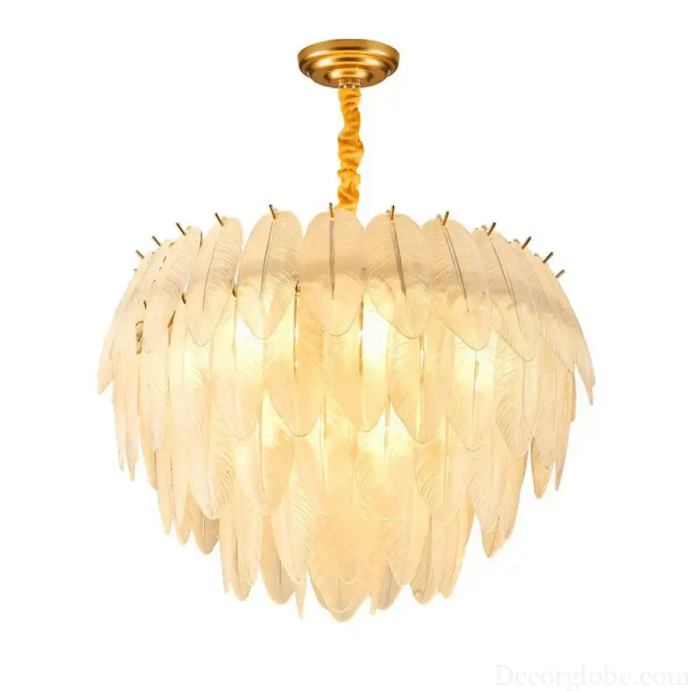 Postmodern Light Luxury Crystal Chandelier - Nordic Minimalist Elegance for Living Rooms, Bedrooms, and Dining Spaces - DecorGlobe
