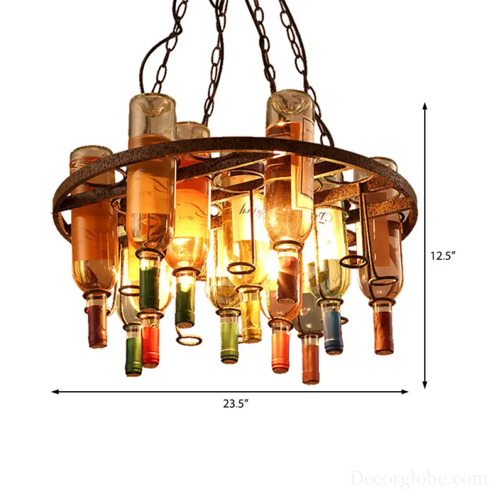 Rustic Metal Pendant Lighting Kit - Industrial Style Hang Lights for Dining Room - 1/2/3 Light Options