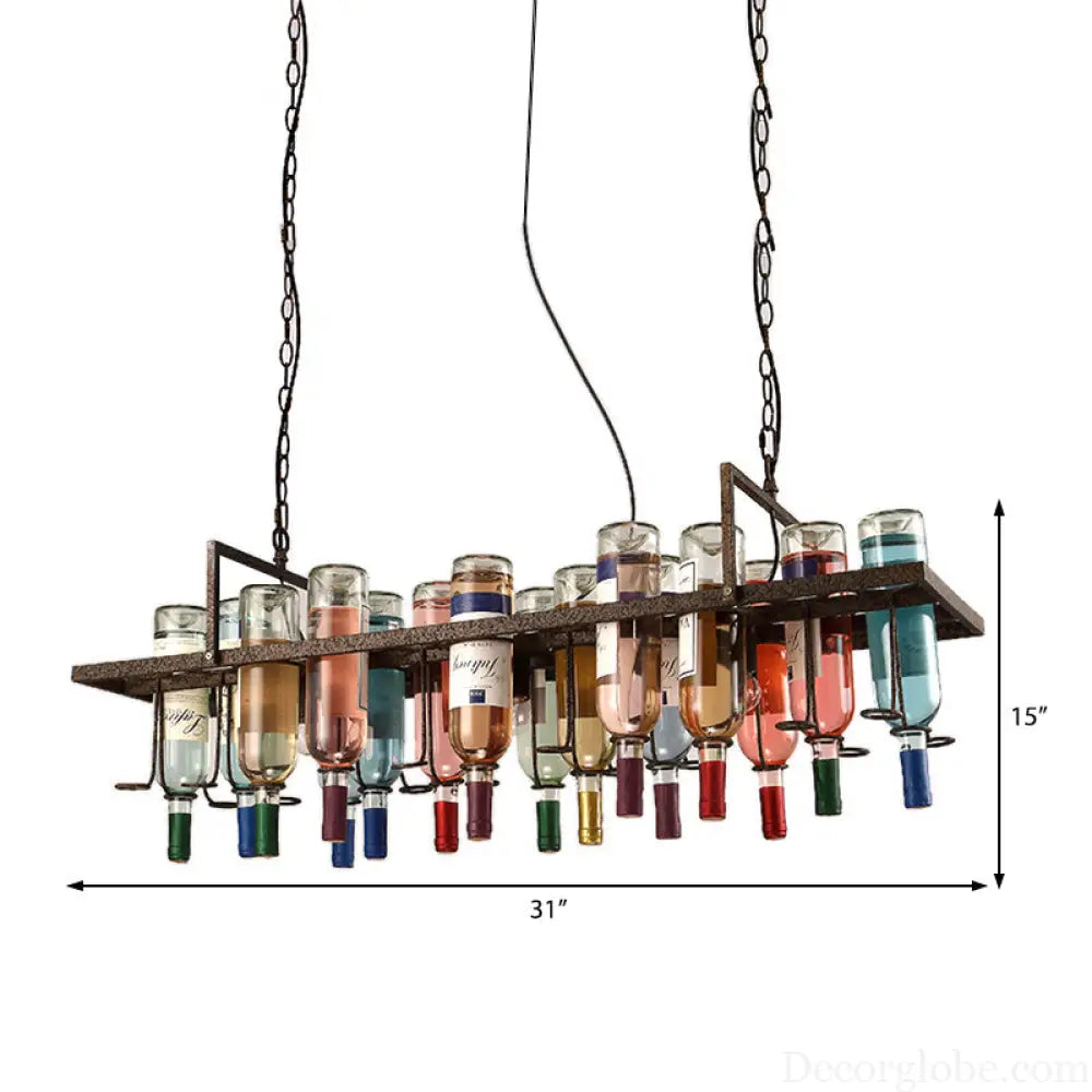 Rustic Metal Pendant Lighting Kit - Industrial Style Hang Lights for Dining Room - 1/2/3 Light Options