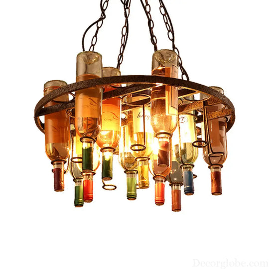 Rustic Metal Pendant Lighting Kit - Industrial Style Hang Lights for Dining Room - 1/2/3 Light Options