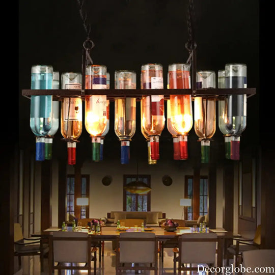 Rustic Metal Pendant Lighting Kit - Industrial Style Hang Lights for Dining Room - 1/2/3 Light Options