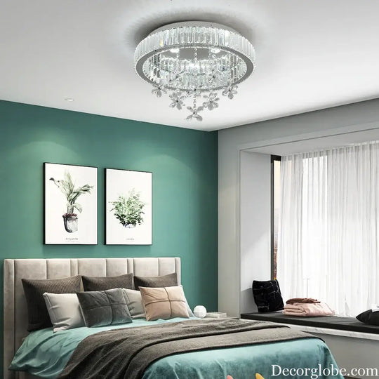 Crystal LED Ceiling Lamp Modern Chandelier Pendant Light Luxury Home Decor Living Dining Room Decor Fixtures Plafonnier