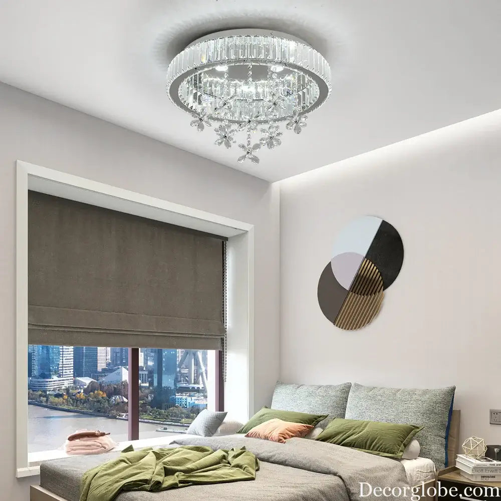 Crystal LED Ceiling Lamp Modern Chandelier Pendant Light Luxury Home Decor Living Dining Room Decor Fixtures Plafonnier