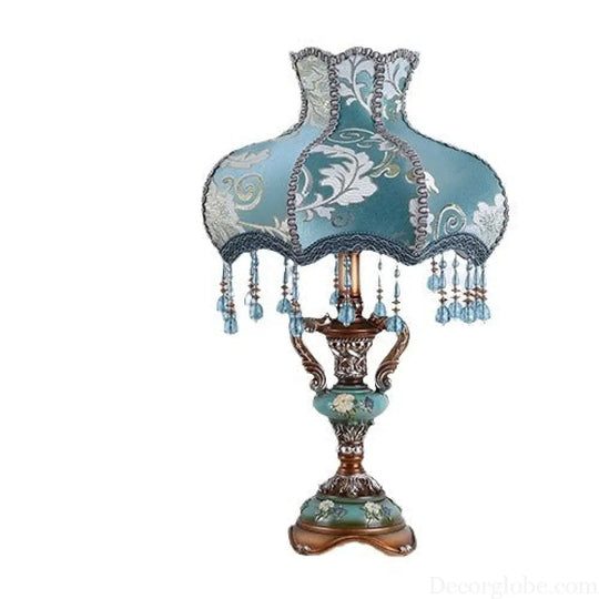 European Style Bedside Lamp Warm Table Lamp Bedroom Creative Luxury American Style Retro Simple Modern Night Light