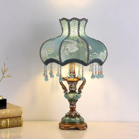 European Style Bedside Lamp Warm Table Lamp Bedroom Creative Luxury American Style Retro Simple Modern Night Light