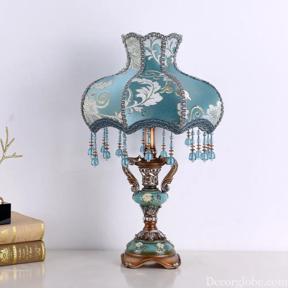 European Style Bedside Lamp Warm Table Lamp Bedroom Creative Luxury American Style Retro Simple Modern Night Light