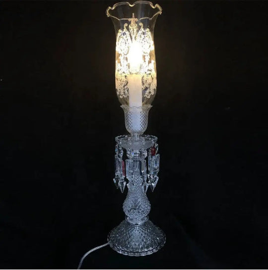 Nordic atmosphere crystal table lamp bedside study bedroom lamp creative living room modern minimalist floor lamp