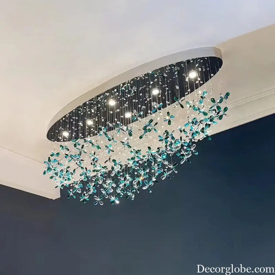 Spiral Design Modern Crystal Chandelier - Elegance for Staircase Lighting, Living Room, Hotel Lobby, and Home Decoration - DecorGlobe