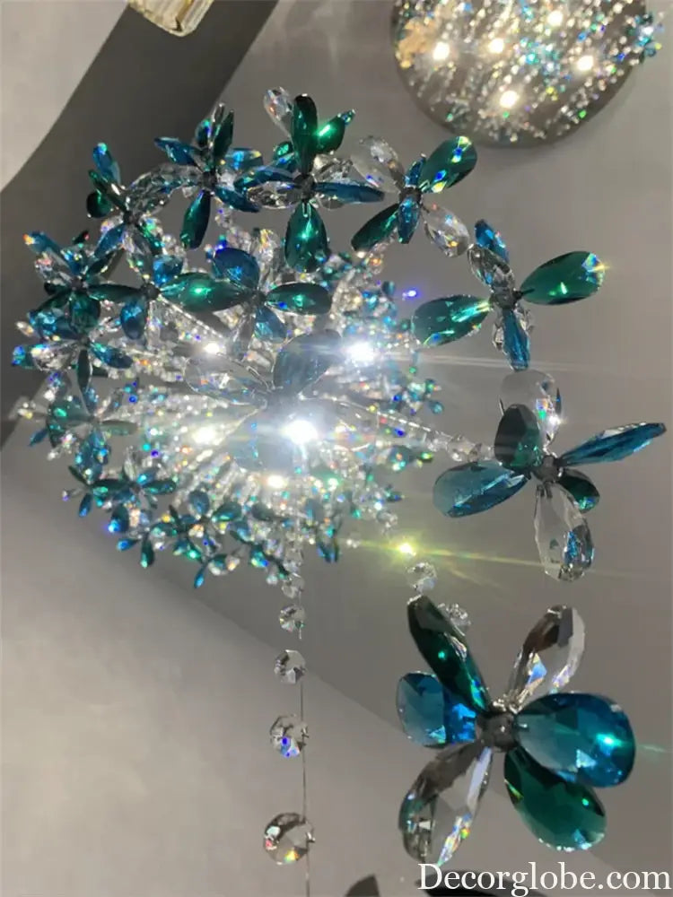 Spiral Design Modern Crystal Chandelier - Elegance for Staircase Lighting, Living Room, Hotel Lobby, and Home Decoration - DecorGlobe