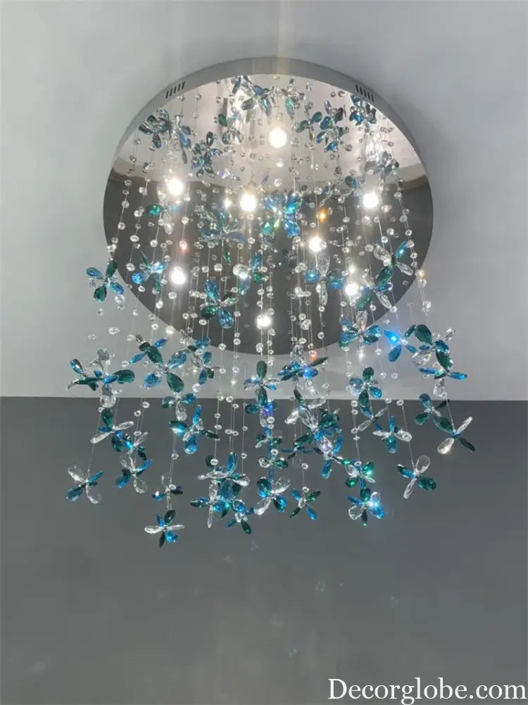 Spiral Design Modern Crystal Chandelier - Elegance for Staircase Lighting, Living Room, Hotel Lobby, and Home Decoration - DecorGlobe