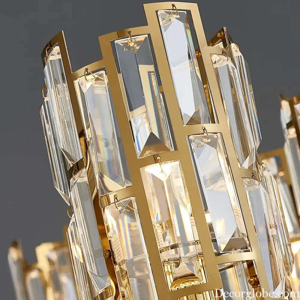 Stainless Steel Living Room Dining Room Chandelier - Designer Post-Modern Elegance for Villas and Duplex Buildings - DecorGlobe