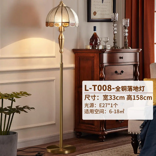 American All-copper Table Lamp European Luxury Living Room Accessible Luxury Simple Creative Bedroom Bedside Lamp Study