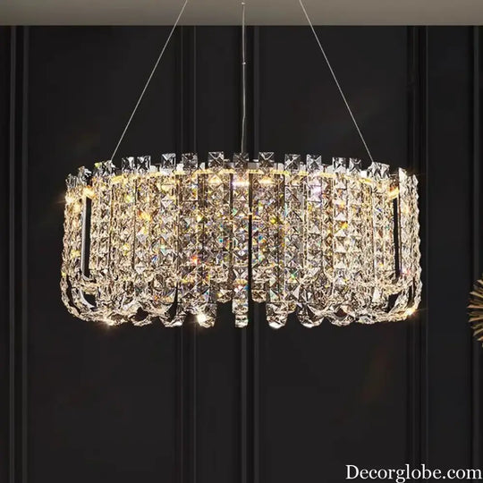 Modern Luxury Crystal LED Chandeliers - Illuminating Elegance for Living and Dining Rooms - DecorGlobe