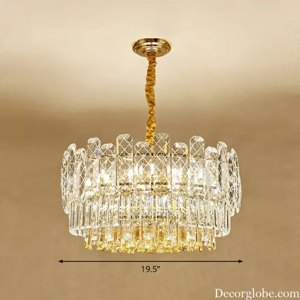 Adalyn: The Celestial Square Pendant Chandelier - DecorGlobe