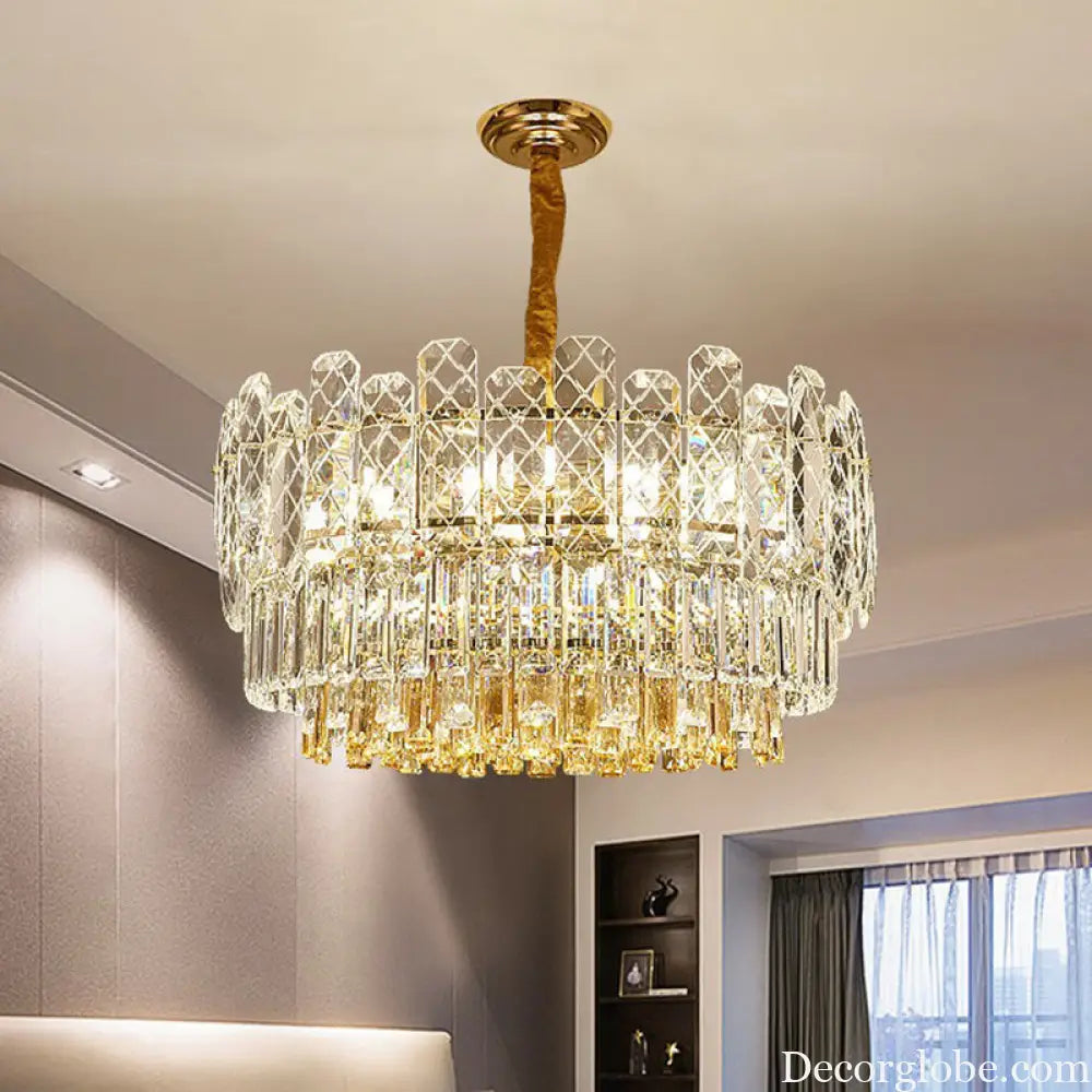 Adalyn: The Celestial Square Pendant Chandelier - DecorGlobe