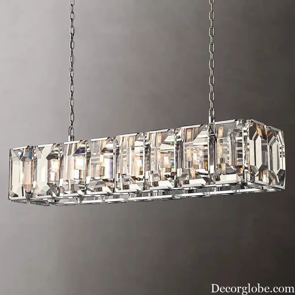 Timeless Classic American LED Crystal Chandelier - Available in Gold, Silver, and Black Finishes, Perfect for Dining Rooms - DecorGlobe