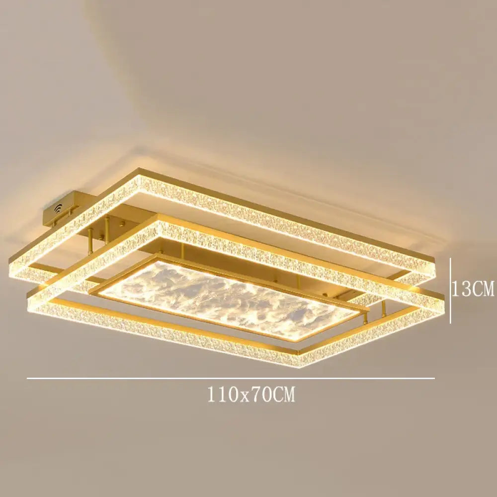 Modern Living Room Led Lights Square Creative LED Ceiling Lamp Bedroom Ceiling Pendant Lamp Indoor Home Dining Room