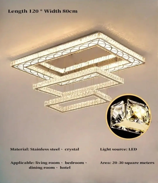 Modern Light Luxury Led Ceiling Crystal Light Home Decoration Living Room Bedroom Hotel Restaurant Villa Pendant Light