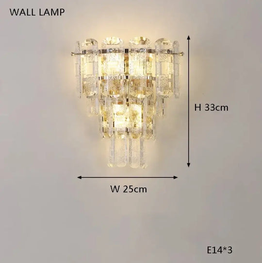 Light Luxury Crystal LED Ceiling Lamp High-end Home Decor for Bedroom Living Room Post-modern Minimalist Lamparas