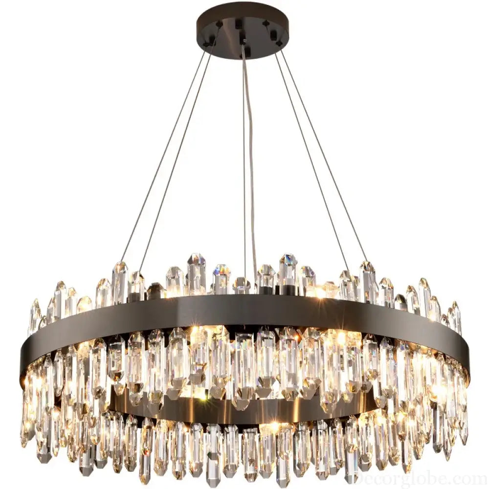 New Style Light Luxury Crystal Chandelier - Modern Elegance for Living Rooms, Dining Areas, Commercial Spaces, and Master Bedrooms - DecorGlobe