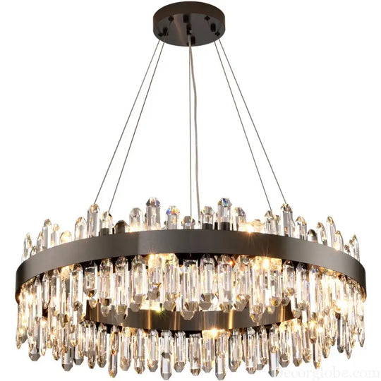 New Style Light Luxury Crystal Chandelier - Modern Elegance for Living Rooms, Dining Areas, Commercial Spaces, and Master Bedrooms - DecorGlobe
