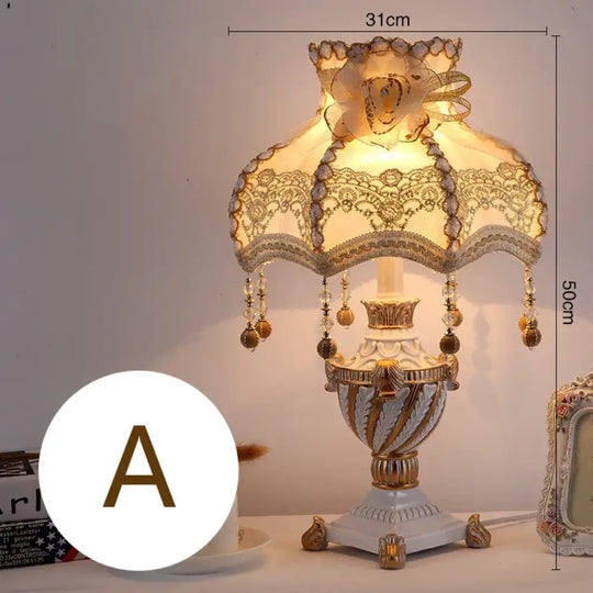 Valentina Mediterranean Luxury Hand-Woven Resin Table Lamp - US plug / A / Button Switch | CHINA - Table Lamp