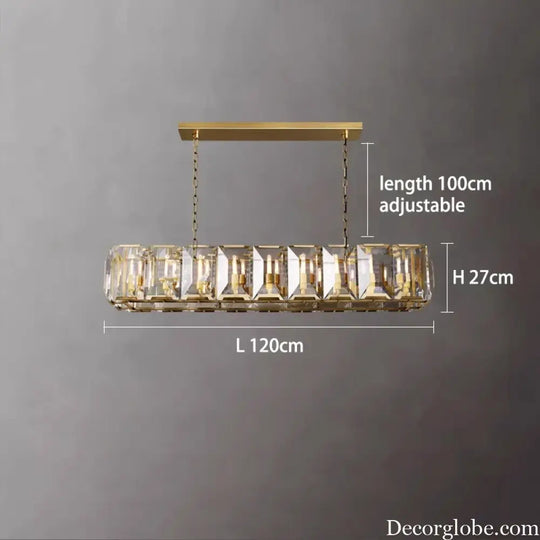 Versatile Dimmable LED Crystal Chandelier - Elegant Lighting Fixture in Gold, Chrome, and Black Finishes for Foyers and More - DecorGlobe