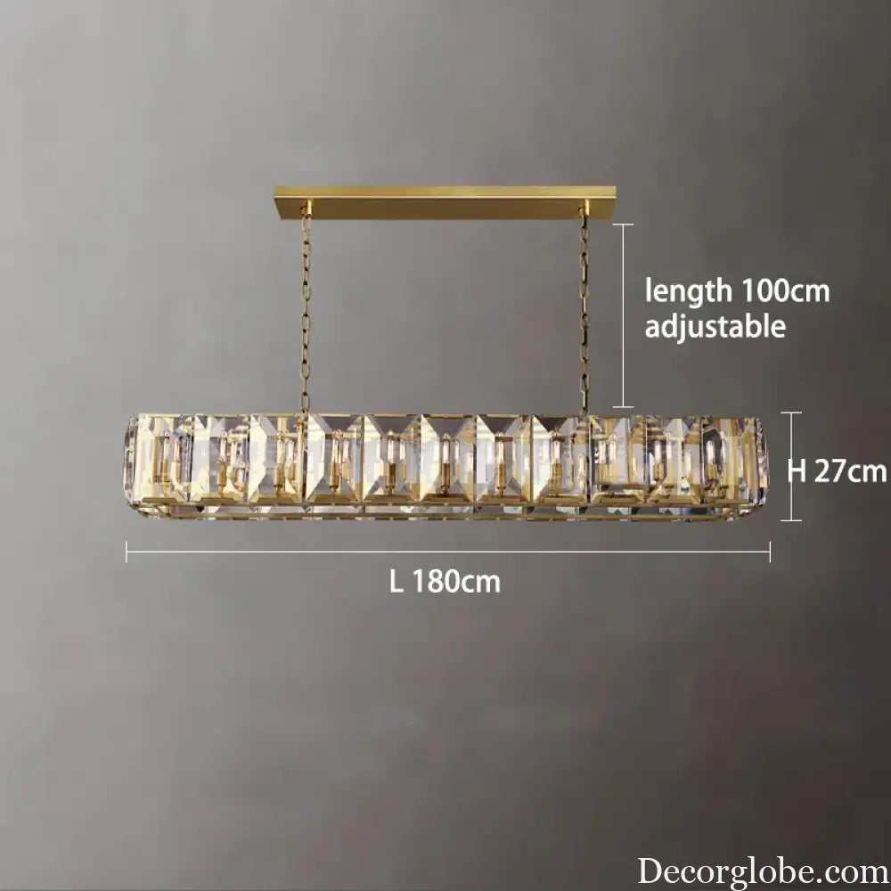 Versatile Dimmable LED Crystal Chandelier - Elegant Lighting Fixture in Gold, Chrome, and Black Finishes for Foyers and More - DecorGlobe