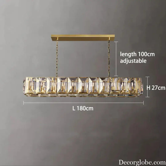 Versatile Dimmable LED Crystal Chandelier - Elegant Lighting Fixture in Gold, Chrome, and Black Finishes for Foyers and More - DecorGlobe