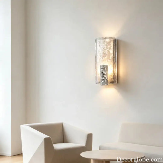 Vintage Luxury Aluminum Glass Home Decor Sconce LED Wall Light Lamp For Bedroom Villa Living Room Lighting Fixtures