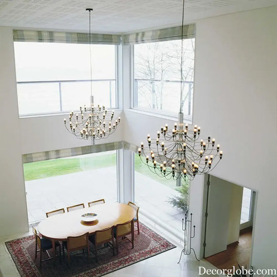 Vintage Creative LED Chandeliers - Candle Light Italian Design Pendant Lighting for Living, Dining Room, Hall Decor, and Suspensions - DecorGlobe