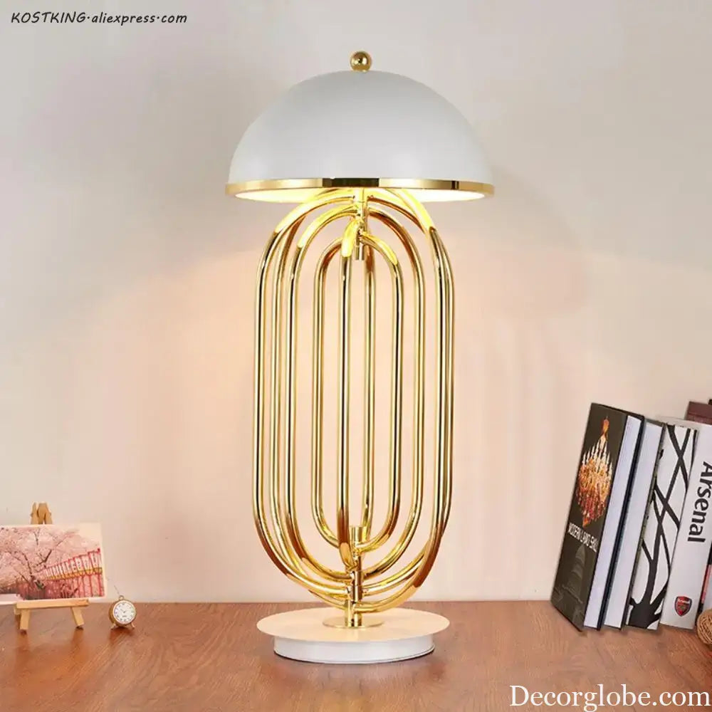 Nordic Led Bedside Table Lamp Home Decor Desk Lamp Living Room Bedroom Stand Light Fixture Modern Design Fabric