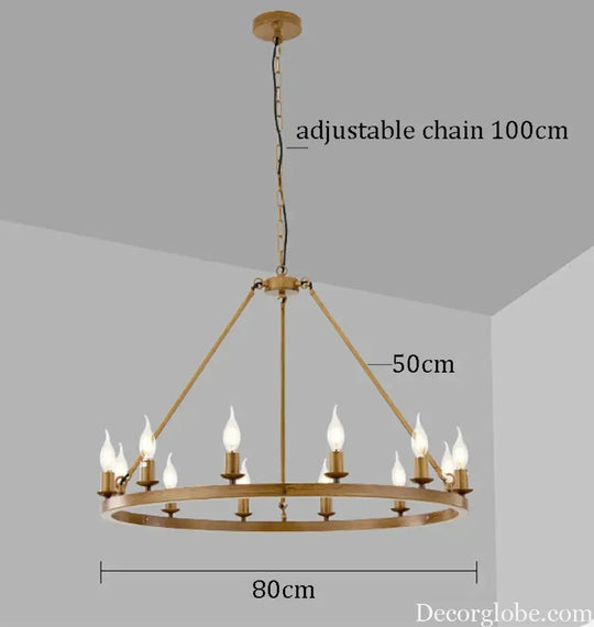Wagon Wheel Chandelier Pendant Light for Cafés and Restaurants Chandelier