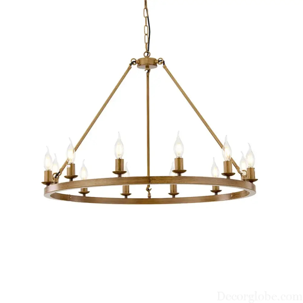 Wagon Wheel Chandelier Pendant Light for Cafés and Restaurants Chandelier