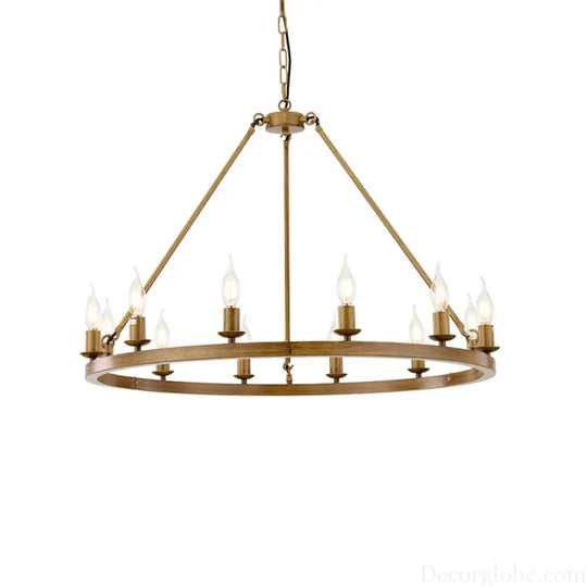 Wagon Wheel Chandelier Pendant Light for Cafés and Restaurants Chandelier