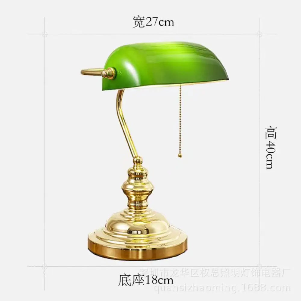 Republic of China retro table lamp creative personality bedroom bedside lamp office study table lamp decorative art