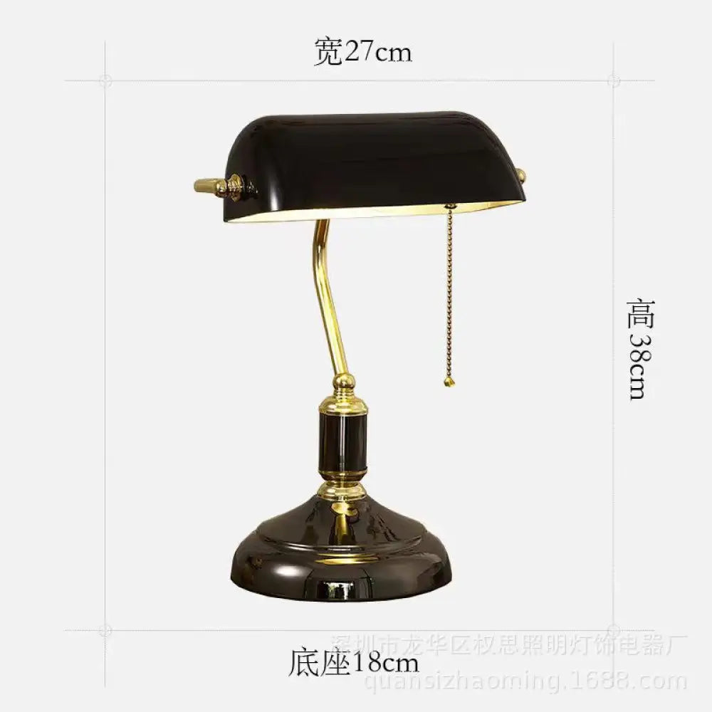 Republic of China retro table lamp creative personality bedroom bedside lamp office study table lamp decorative art