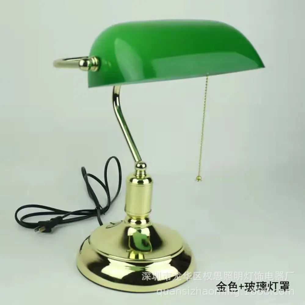 Republic of China retro table lamp creative personality bedroom bedside lamp office study table lamp decorative art