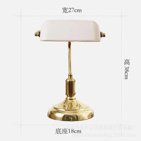 Republic of China retro table lamp creative personality bedroom bedside lamp office study table lamp decorative art