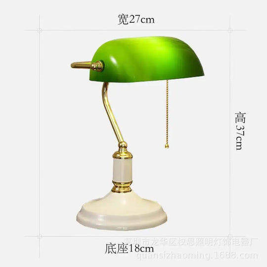 Republic of China retro table lamp creative personality bedroom bedside lamp office study table lamp decorative art